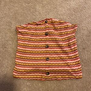 cropped, very cute, comfy, perfect condition